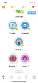 Foto leerweg duolingo